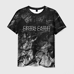 Футболка мужская Crystal Castles black graphite, цвет: 3D-принт