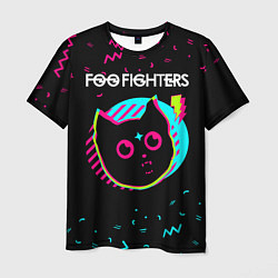 Мужская футболка Foo Fighters - rock star cat