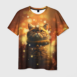 Мужская футболка Толстый кот - Экзот