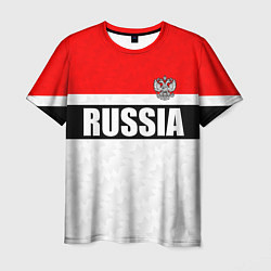 Мужская футболка Россия - униформа классическая с гербом