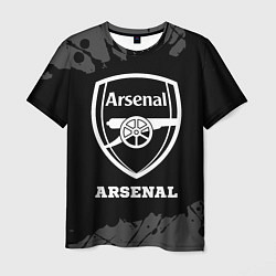 Мужская футболка Arsenal sport на темном фоне