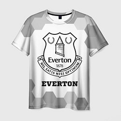 Мужская футболка Everton sport на светлом фоне