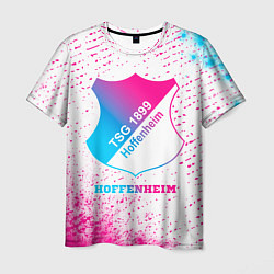 Мужская футболка Hoffenheim neon gradient style