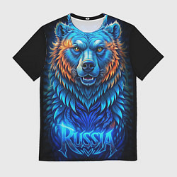 Мужская футболка Ледяной русский медведь