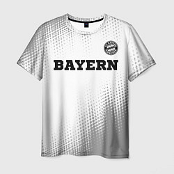 Мужская футболка Bayern sport на светлом фоне посередине