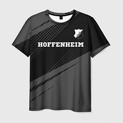 Мужская футболка Hoffenheim sport на темном фоне посередине