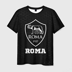 Мужская футболка Roma sport на темном фоне