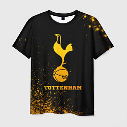 Мужская футболка Tottenham - gold gradient