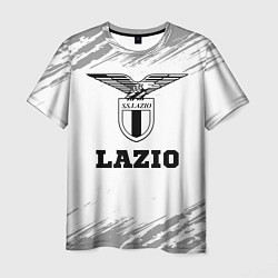 Мужская футболка Lazio sport на светлом фоне
