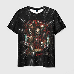 Мужская футболка Slipknot rock band