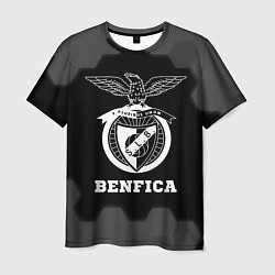Футболка мужская Benfica sport на темном фоне, цвет: 3D-принт
