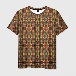 Мужская футболка Абстрактный африканский узор