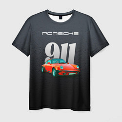 Мужская футболка Porsche 911 немецкий спортивный автомобиль
