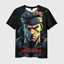 Мужская футболка Веном Снейк Metal gear game