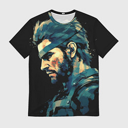 Мужская футболка Веном Снейк Metal gear game