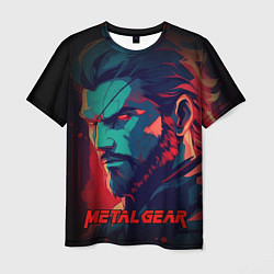 Мужская футболка Веном Снейк Metal gear game