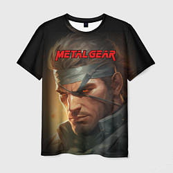 Мужская футболка Веном Снейк из игры Metal gear