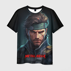 Мужская футболка Веном Снейк из игры Metal gear