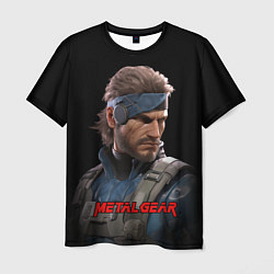 Мужская футболка Веном Снейк из игры Metal gear