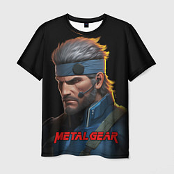 Мужская футболка Веном Снейк из игры Metal gear