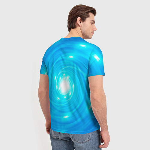 Мужская футболка Сова в одежде на стиле / 3D-принт – фото 4