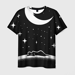 Мужская футболка Космический сон - нейросеть