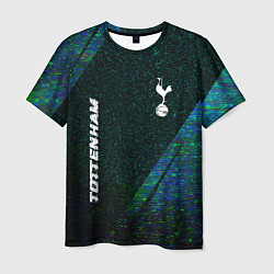 Мужская футболка Tottenham glitch blue