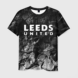 Мужская футболка Leeds United black graphite