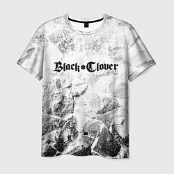 Мужская футболка Black Clover white graphite