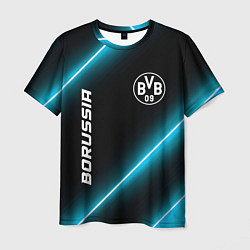 Мужская футболка Borussia неоновые лампы