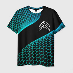 Мужская футболка Citroen electro hexagon