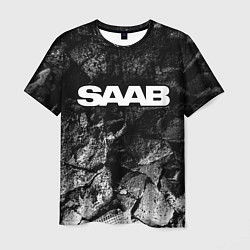 Мужская футболка Saab black graphite