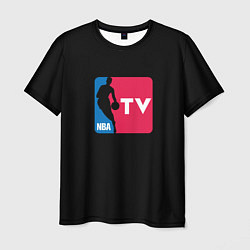 Мужская футболка NBA tv logo