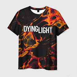 Мужская футболка Dying Light red lava