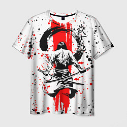 Мужская футболка Самурай с двумя катанами