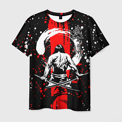 Мужская футболка Самурай с двумя мечами