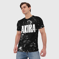 Футболка мужская Akira black ice, цвет: 3D-принт — фото 2