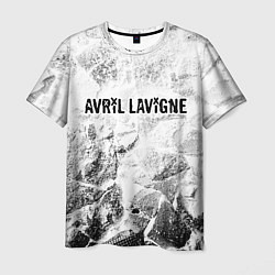 Мужская футболка Avril Lavigne white graphite