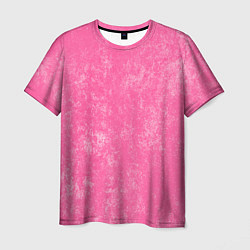 Мужская футболка Pink bleached splashes