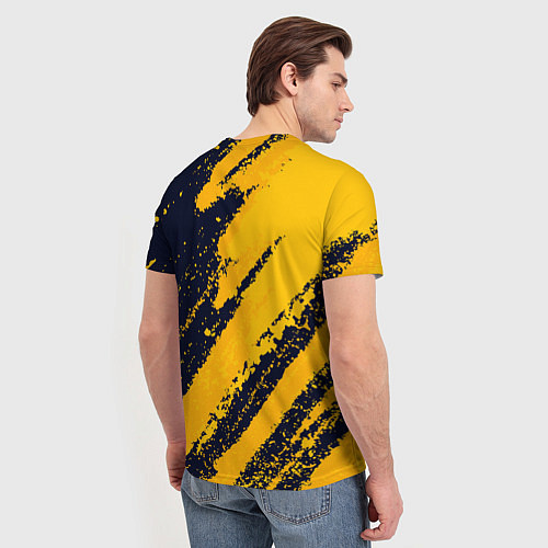 Мужская футболка Абстрактный узор с концепцией / 3D-принт – фото 4