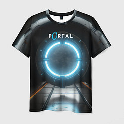 Мужская футболка Portal logo game