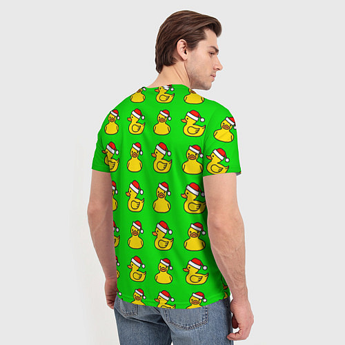 Мужская футболка Резиновые утята / 3D-принт – фото 4