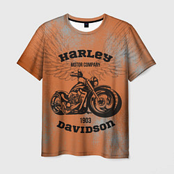 Футболка мужская Harley Davidson - Moto, цвет: 3D-принт