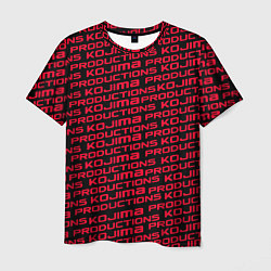 Мужская футболка Kojima pattern game