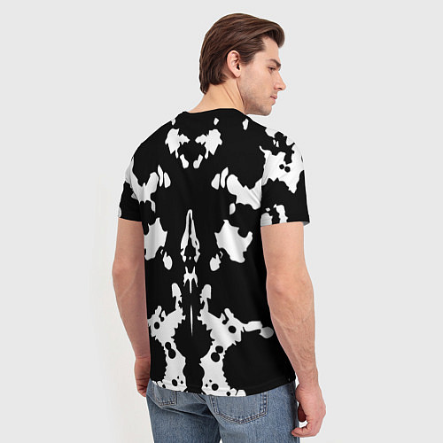 Мужская футболка Тест Роршаха - нейросеть / 3D-принт – фото 4