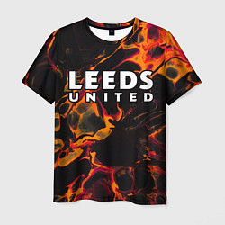 Мужская футболка Leeds United red lava