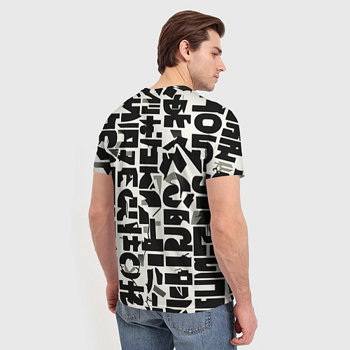 Мужская футболка Тайные знаки / 3D-принт – фото 4