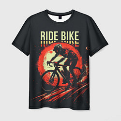 Футболка мужская Ride bike, цвет: 3D-принт