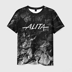 Мужская футболка Alita black graphite