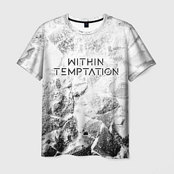 Мужская футболка Within Temptation white graphite